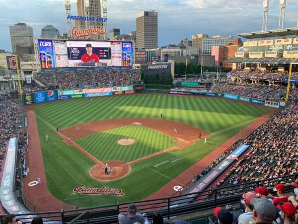 Progressive Field, section: 452, row: C, seat: 3