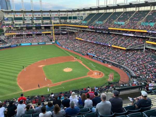 Progressive Field, section: 564, row: G, seat: 7