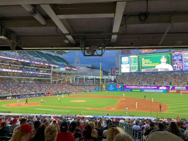 Progressive Field, section: 142, row: EE, seat: 2