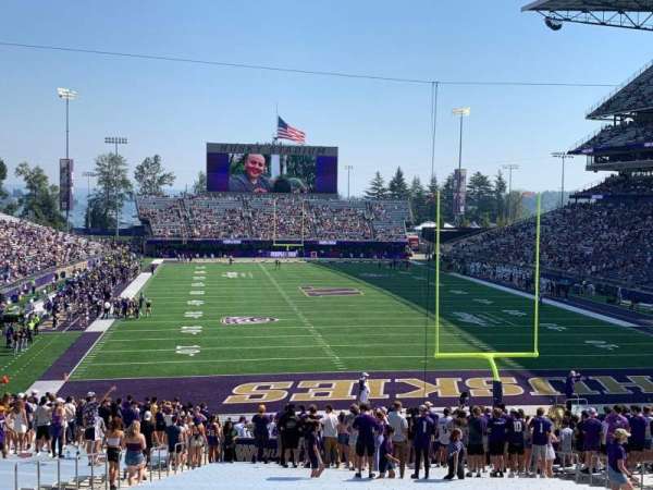 Husky Stadium, section: 119, row: 34, seat: 10