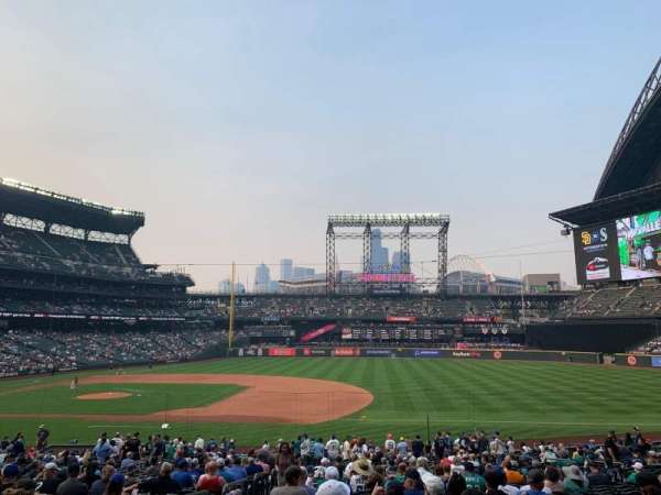 T-Mobile Park, section: 119, row: 33, seat: 19
