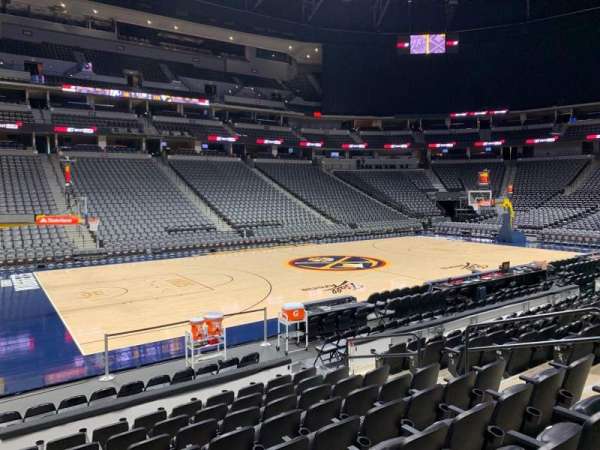 Ball Arena, section: 104, row: 9, seat: 9