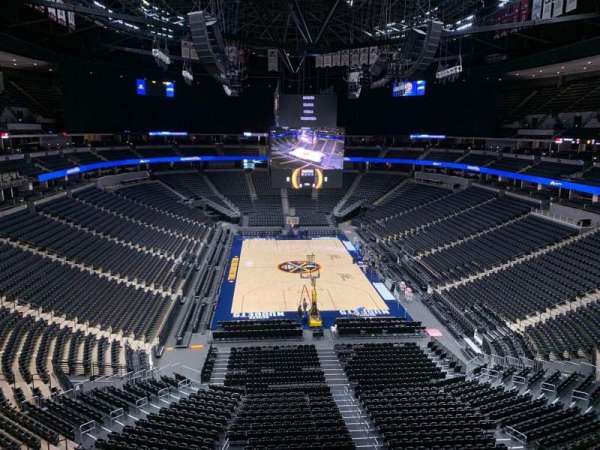 Ball Arena, section: 323, row: 1, seat: 3