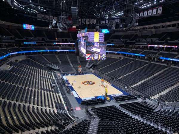 Ball Arena, section: 367, row: 1, seat: 7
