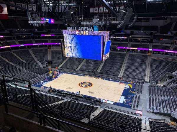 Ball Arena, section: 378, row: 8, seat: 9