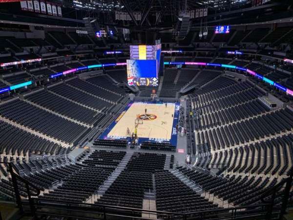 Ball Arena, section: 320, row: 8, seat: 7