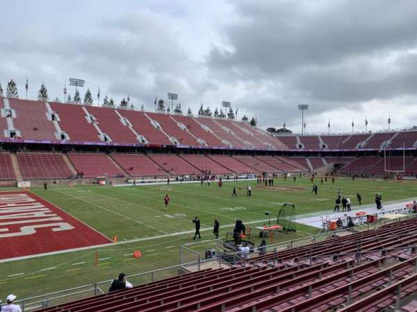 Stanford Stadium, section: 117, row: P, seat: 17