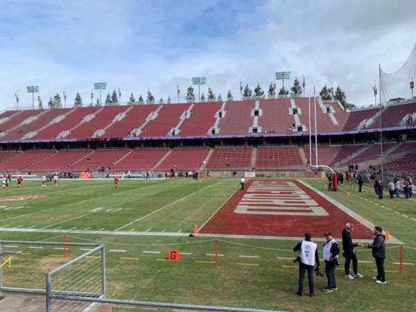 Stanford Stadium, section: 109, row: F, seat: 19
