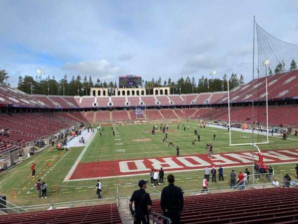 Stanford Stadium, section: 105, row: W, seat: 1