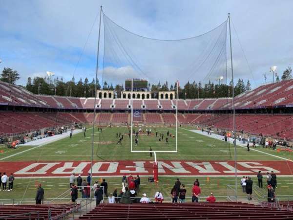 Stanford Stadium, section: 103, row: V, seat: 17