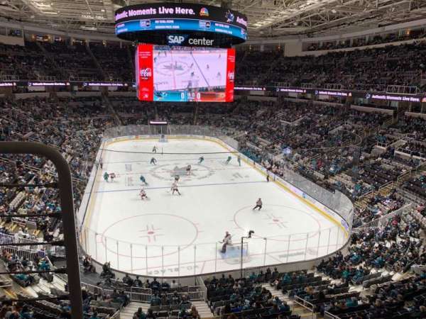 SAP Center, section: 209, row: 2, seat: 7