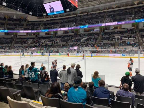 SAP Center, section: 114, row: 7, seat: 8