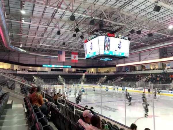 Tech CU Arena, section: 110, row: 7, seat: 1