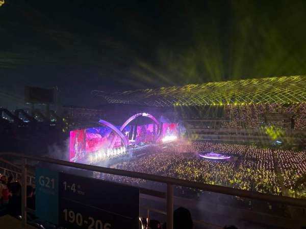 Kaohsiung National Stadium, section: G21, row: 5, seat: 6