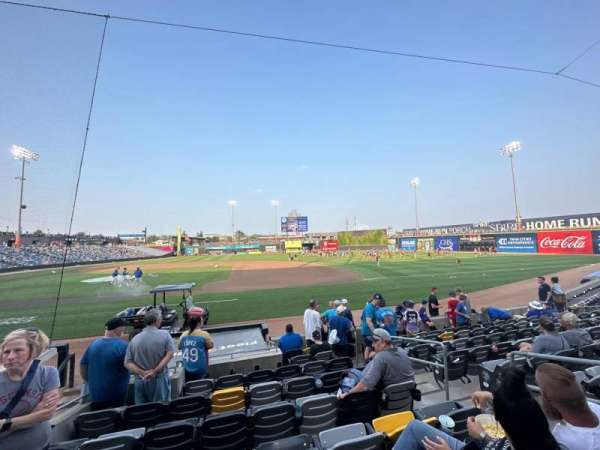 CHS Field, section: 105, row: 8, seat: 5