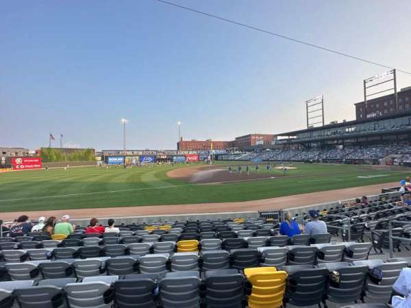 CHS Field, section: 115, row: 10, seat: 7