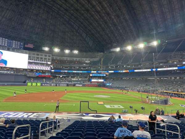 Rogers Centre, section: 131, row: 1, seat: 7