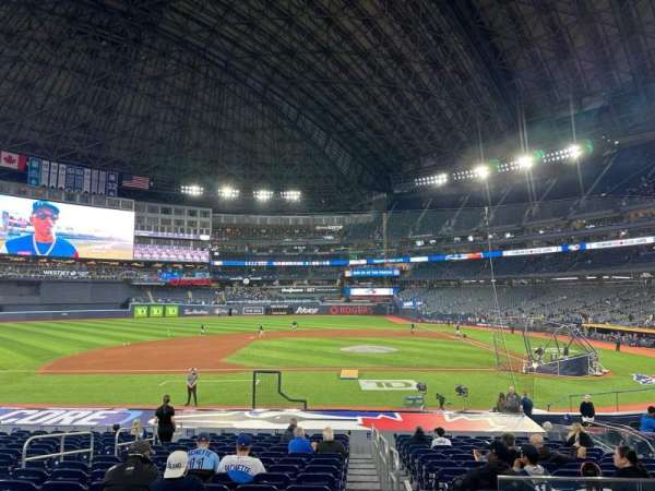 Rogers Centre, section: 130, row: 3, seat: 1