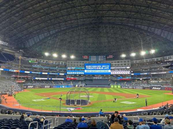 Rogers Centre, section: 123, row: 3, seat: 8