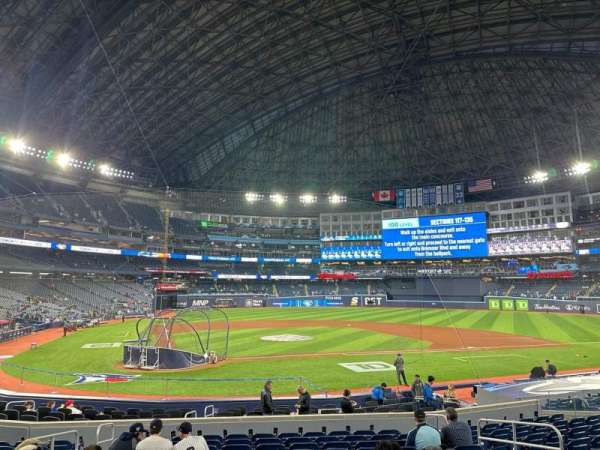 Rogers Centre, section: 121, row: 2, seat: 6