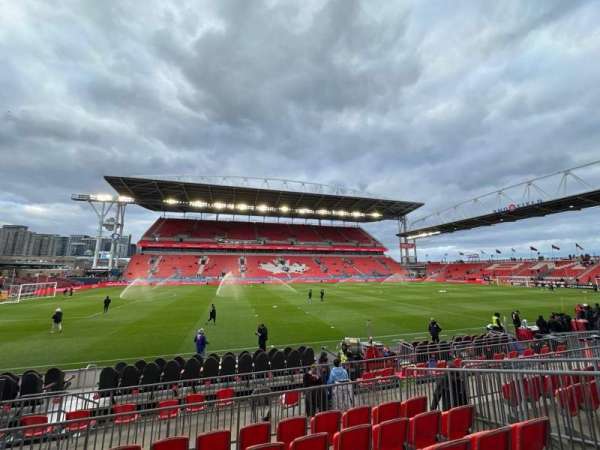 BMO Field, section: 124, row: 9, seat: 23
