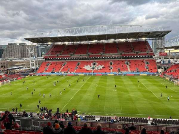 BMO Field, section: 222, row: 17, seat: 15