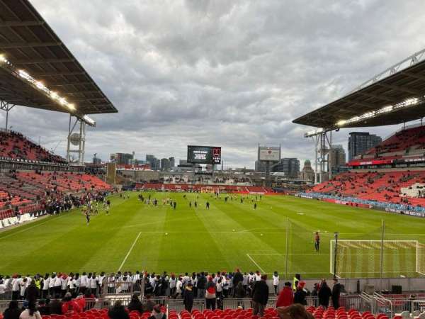 BMO Field, section: 116, row: 18, seat: 17