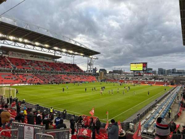 BMO Field, section: 112, row: 17, seat: 9