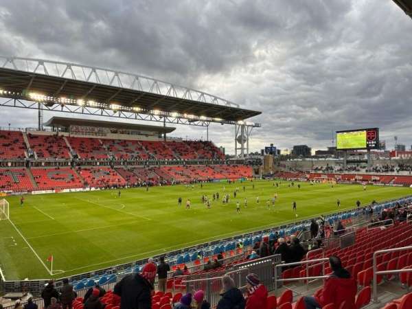 BMO Field, section: 111, row: 22, seat: 5