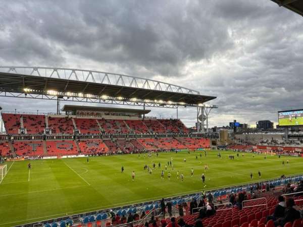 BMO Field, section: 110, row: 27, seat: 21
