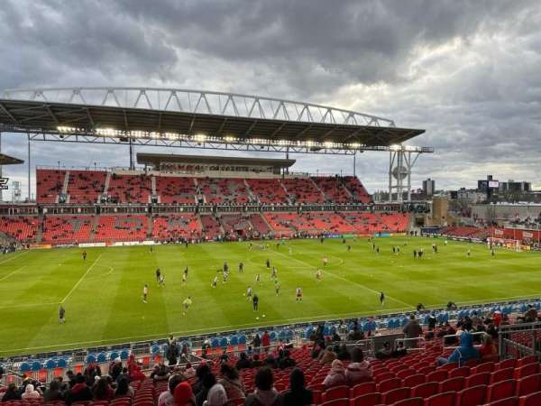 BMO Field, section: 109, row: 30, seat: 19