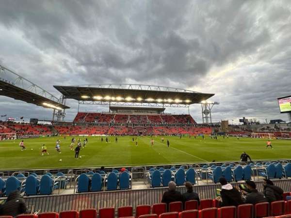 BMO Field, section: 108, row: 6, seat: 20