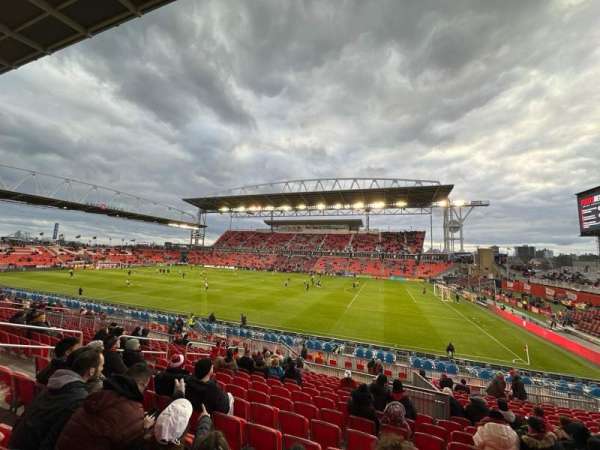 BMO Field, section: 105, row: 20, seat: 21