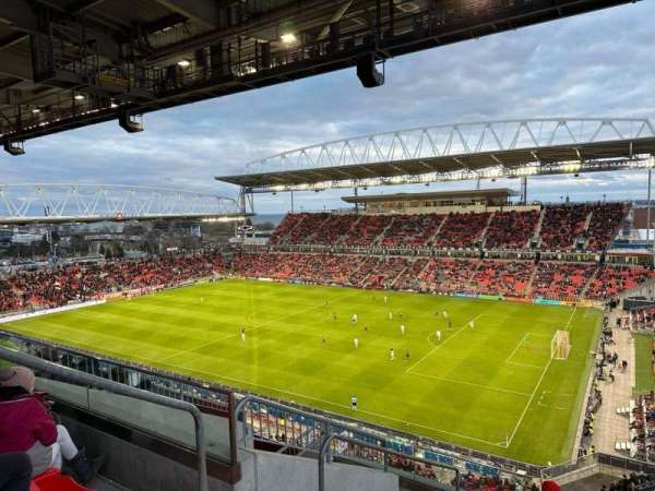 BMO Field, section: 203, row: 12, seat: 3