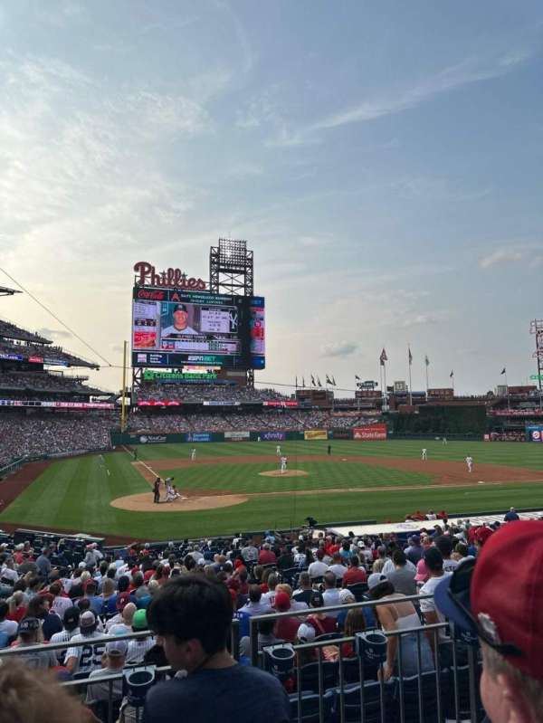 Citizens Bank Park, section: 120, row: 23, seat: 12