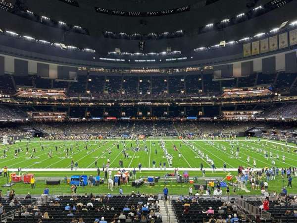 Caesars Superdome, section: 221, row: 2, seat: 12