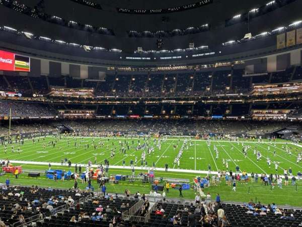 Caesars Superdome, section: 219, row: 3, seat: 9