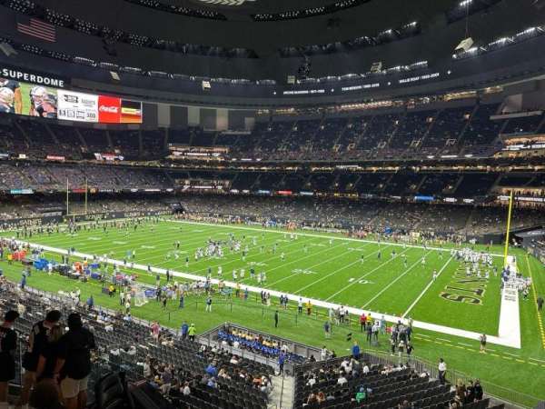 Caesars Superdome, section: 307, row: 10, seat: 6
