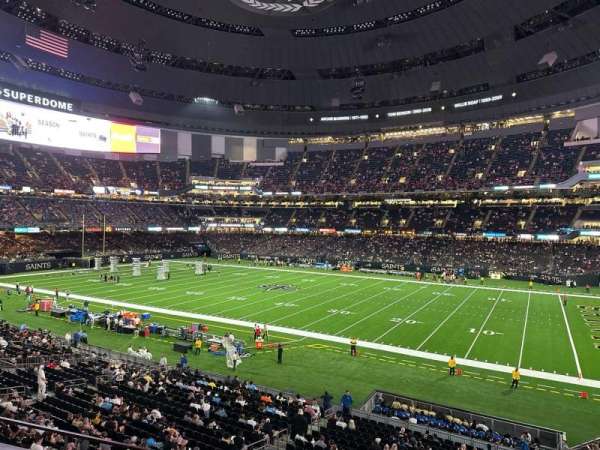 Caesars Superdome, section: 308, row: 5, seat: 12