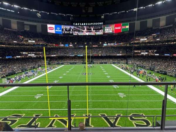 Caesars Superdome, section: 283, row: 4, seat: 8