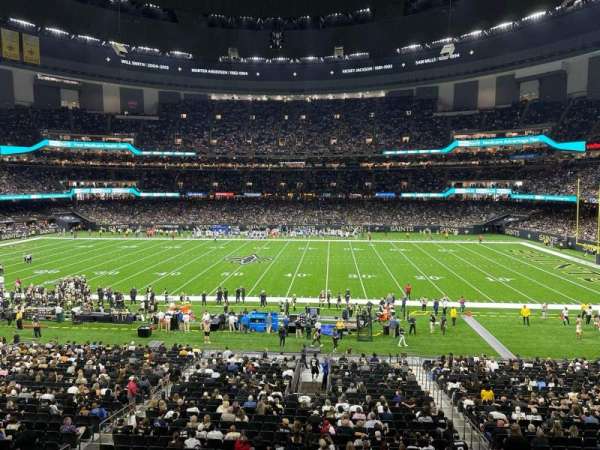 Caesars Superdome, section: 261, row: 3, seat: 3