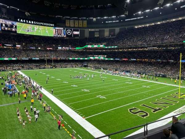 Caesars Superdome, section: 249, row: 3, seat: 11