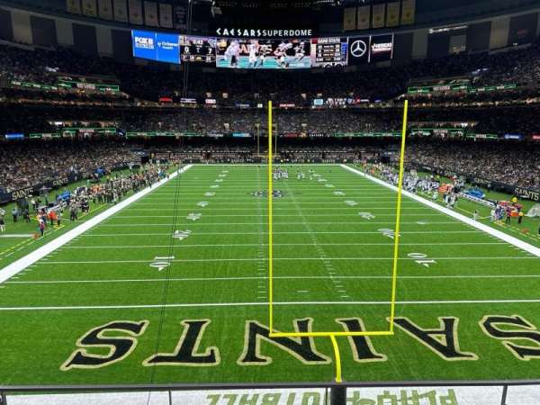 Caesars Superdome, section: 243, row: 3, seat: 5