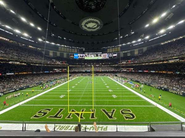 Caesars Superdome, section: 241, row: 3, seat: 7