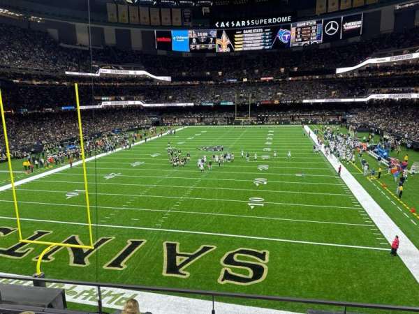 Caesars Superdome, section: 239, row: 3, seat: 11