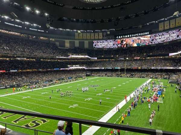 Caesars Superdome, section: 235, row: 4, seat: 10