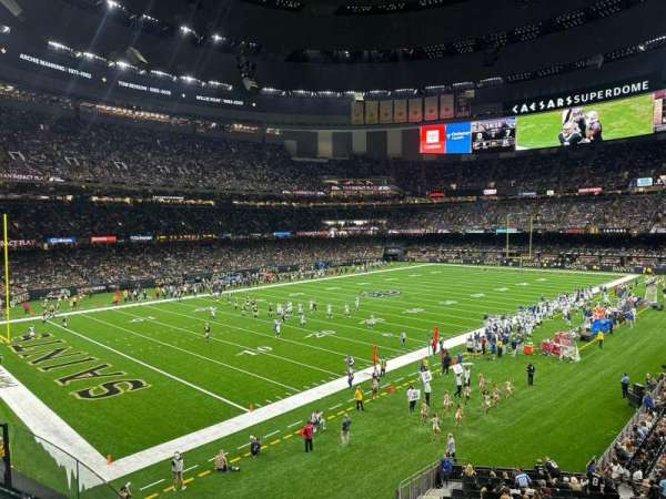 Caesars Superdome, section: 234, row: 2, seat: 2