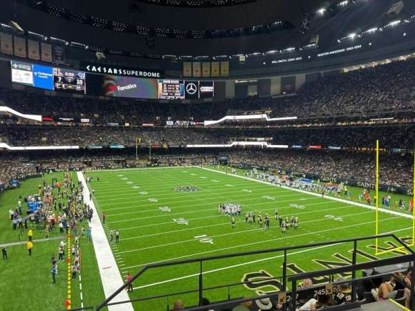 Caesars Superdome, section: 327, row: 8, seat: 1
