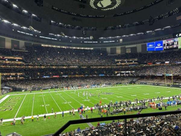 Caesars Superdome, section: 340, row: 6, seat: 1