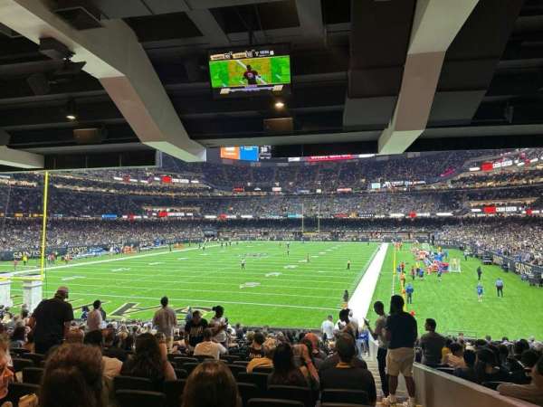 Caesars Superdome, section: 126, row: 22, seat: 1